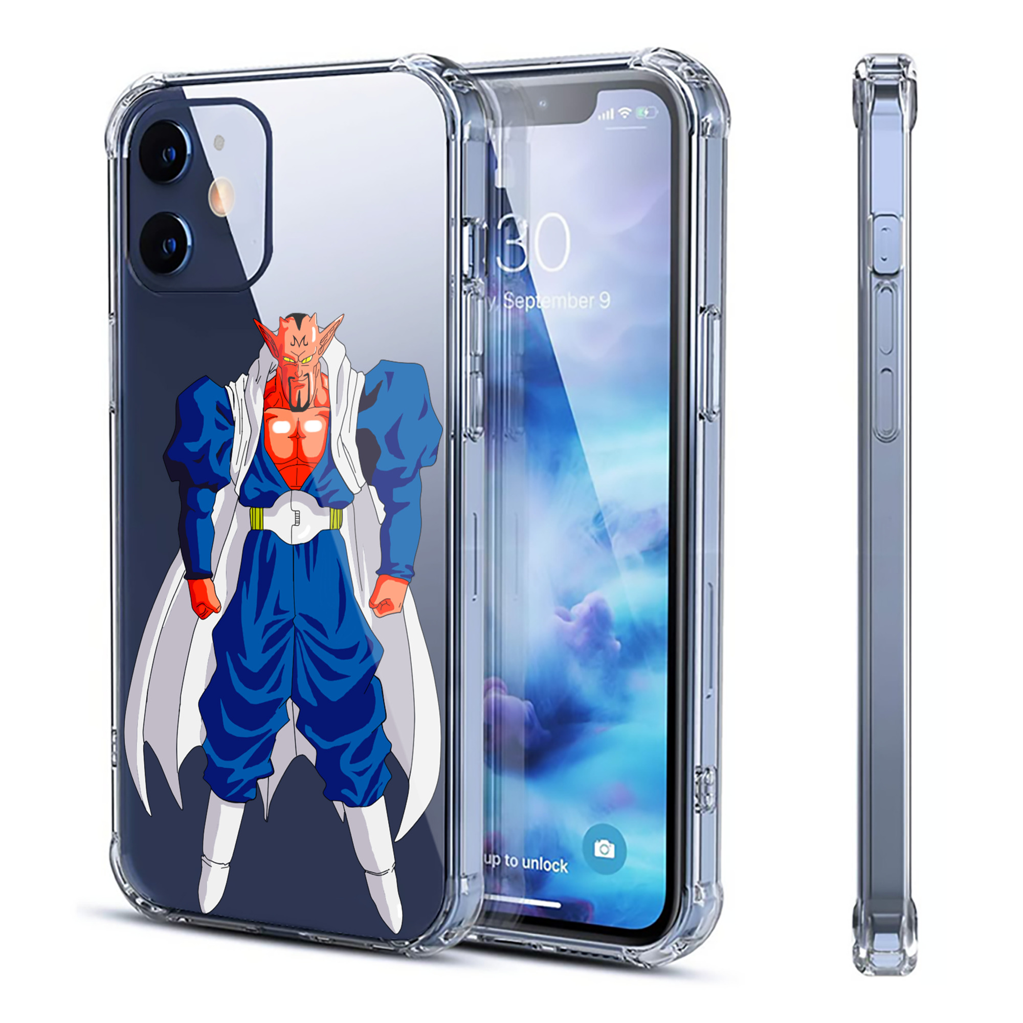 （画像用） ドラゴンボール DRAGON BALL 【iPhone 12シリーズ対応】透明スマホケース（クリアソフトケース）